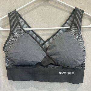 Sankom Support Posture Bamboo Bra Top Sz M-L Athletic